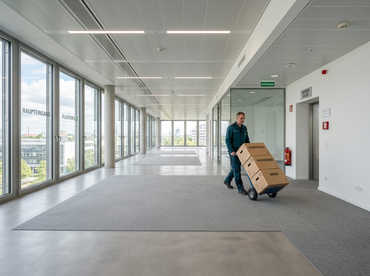 Leergeräumtes Büro nach einer Geschäftsauflösung durch Köhler Brothers